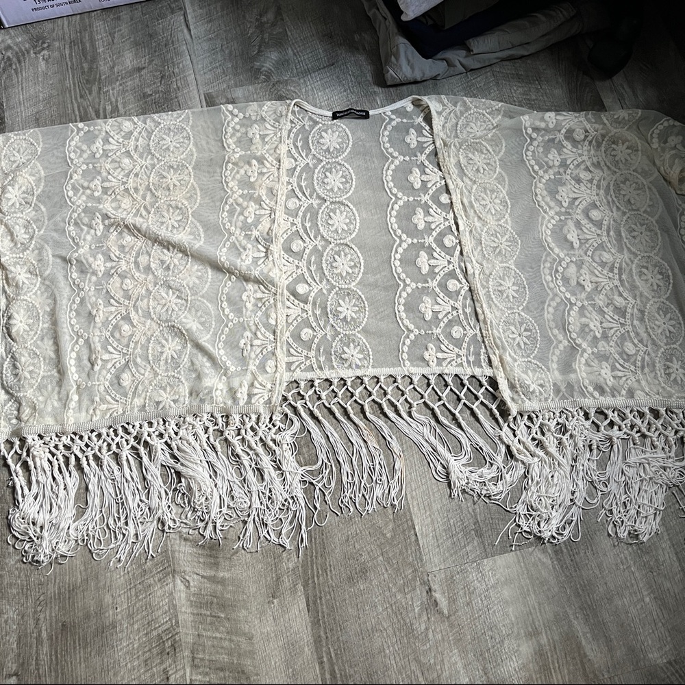 you are not alone shawl cover up